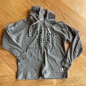 Women’s PINK MSU hoodie